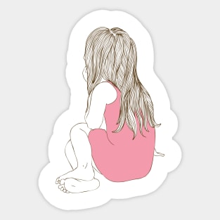 Girl #7 Sticker